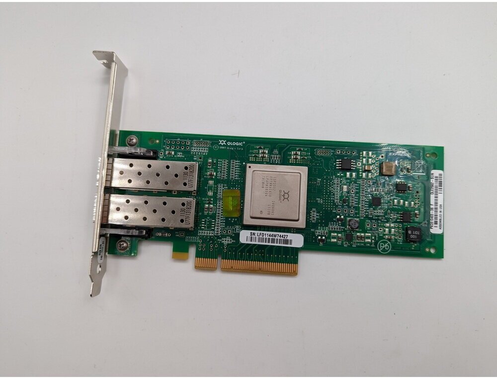 Контроллер Fibre Channel 371-4325-02 QLE2562-SUN Qlogic Oracle Sun 2x8 Гбит/сек PCIe HBA ОЕМ