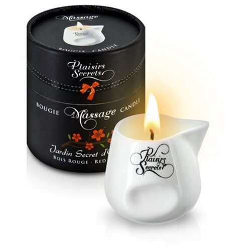 Массажное масло 18+ CONCORDE, свеча с массажным маслом усиливающая возбуждение с ароматом красное дерево, 80 мл.