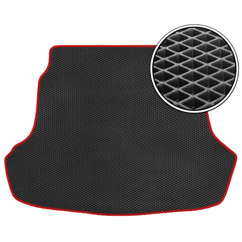 фото Автомобильный коврик в багажник ева nissan tiida 2004 - 2012 хетчбек (багажник) vicecar