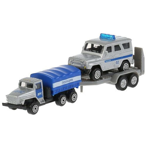 фото Машины набор полицейских машин 7,5см, технопарк