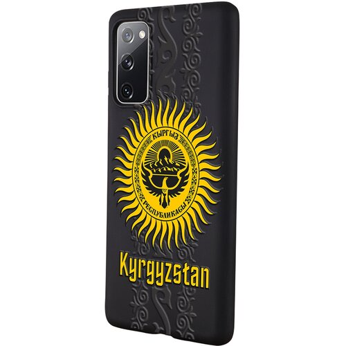 Силиконовый чехол Mcover для Samsung Galaxy S20 FE с рисунком Киргизская Республика силиконовый чехол mcover для samsung a73 с рисунком киргизская республика