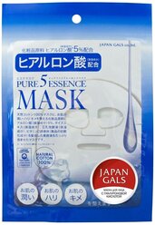 Japan Gals маска Pure 5 Essence с гиалуроновой кислотой