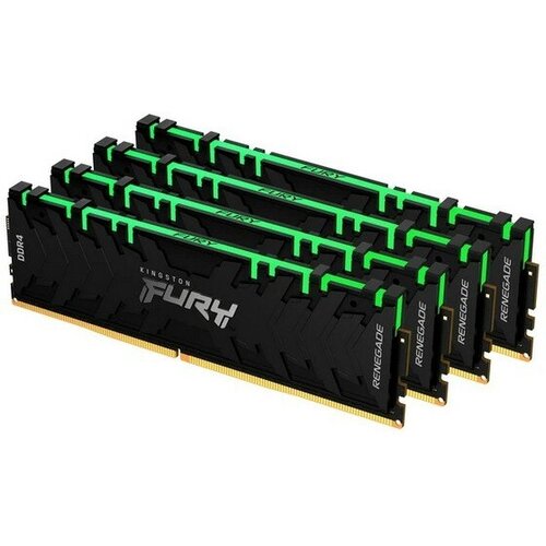 Оперативная память 128Gb DDR4 3200MHz Kingston Fury Renegade RGB 4x32Gb KIT KF432C16RBAK4128 3980900₽