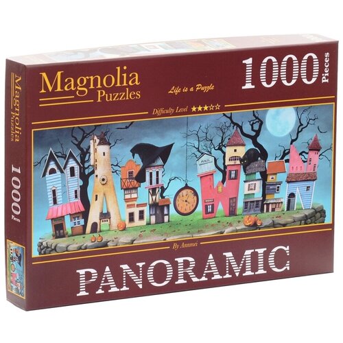 Пазл Magnolia 1000 деталей: Город Хэллоуин