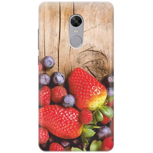 фото Cиликоновый чехол на xiaomi redmi note 4x / сяоми редми ноут 4х с принтом "дерево фруктов" gosso