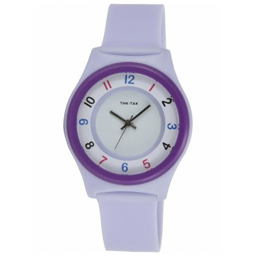 наручные стрелочные часы тик так н601 синие Наручные часы Тик-Так, фиолетовый
