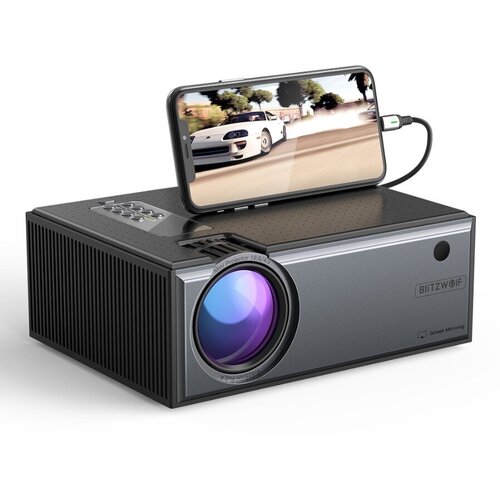 Проектор BlitzWolf BW-VP1 Pro Video Projector with Phone Screen Mirroring Black 1450000₽