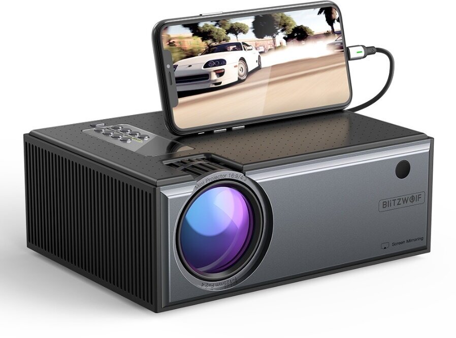 Проектор BlitzWolf BW-VP1 Pro Video Projector with Phone Screen Mirroring Black