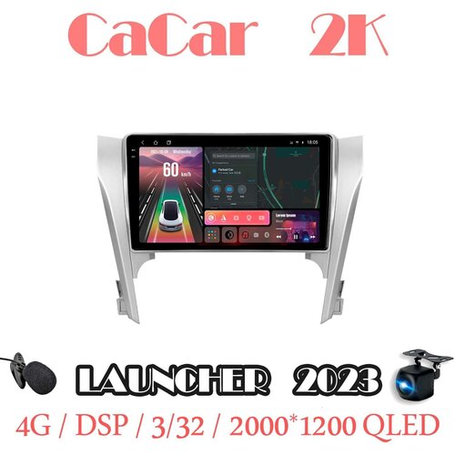 Магнитола CaCar 2К на андроиде Toyota Camry v50 (4/32/Qled/DSP/4G)
