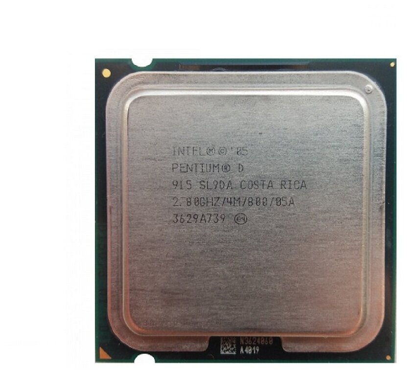 Процессор Intel Pentium D 915 Presler LGA775,  2 x 2800 МГц, OEM