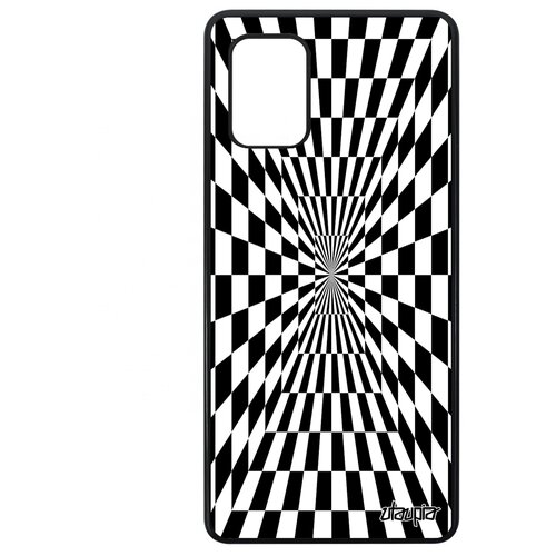 фото Чехол для смартфона samsung galaxy a71, "иллюзия шахмат" квадраты графический utaupia