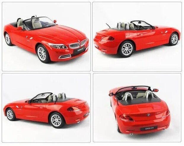 Автомобиль радиоуправляемый Rastar BMW Z4 красный - фото №7