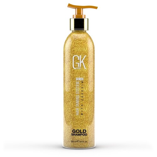 GKhair шампунь Gold золотой, 250 мл шампунь для волос gkhair шампунь для волос cbd shampoo vegan line