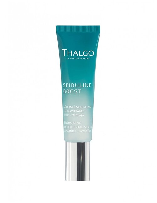 Thalgo Spiruline Boost Energising Detoxifying Serum Энергизирующая детокс сыворотка для лица и шеи, 30 мл