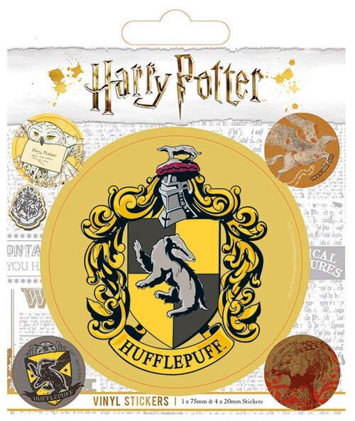 Pyramid International Набор наклеек Harry Potter Hufflepuff многоцветный 5 шт. 1 шт.