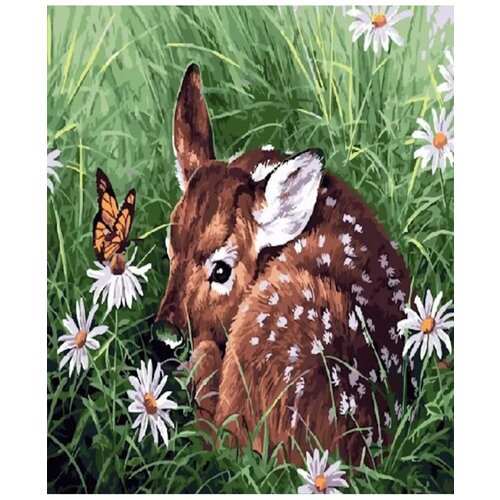 Картина по номерам Маленький олененок 40х50 см Art Hobby Home картина по номерам маленький олененок 40х50 см