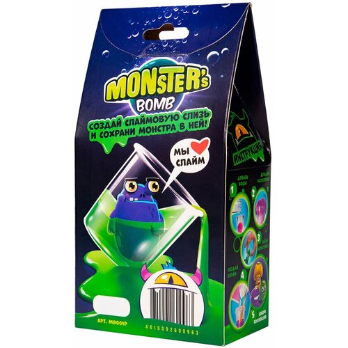 Игрушка-сюрприз водяная бомбочка Monster's bomb, волшебный МИР, MB001P, 665025