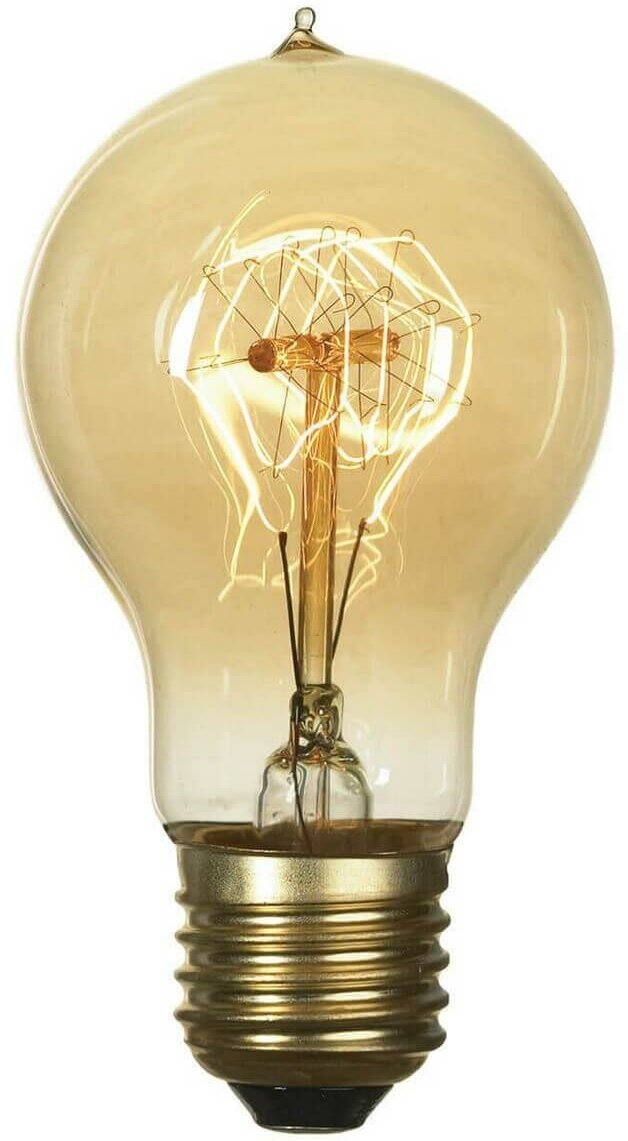 Lussole Loft Лампа накаливания E27 60W 2700K прозрачная GF-E-719