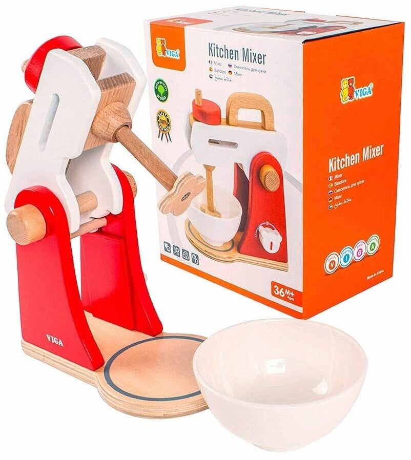 Игровой набор Viga Toys Кухонный миксер (50235) - фото №5