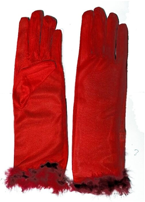 Перчатки красные