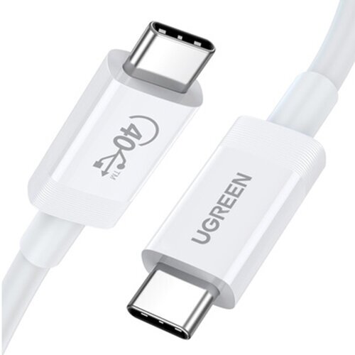 Кабель Ugreen US506 USB-C to USB-C Charging Cable (0,8 метра) белый (40113)