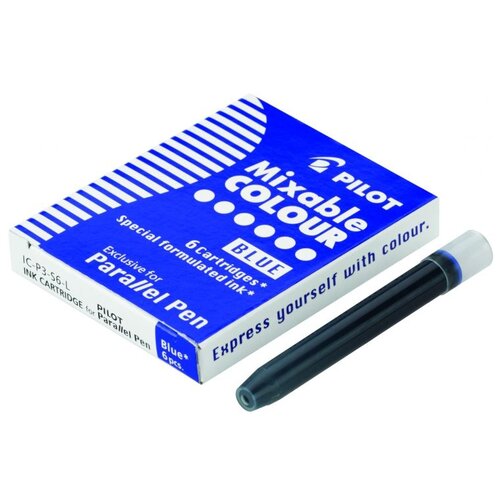 Картридж для перьевой ручки PILOT IC-P3-S6 синий 6 шт.