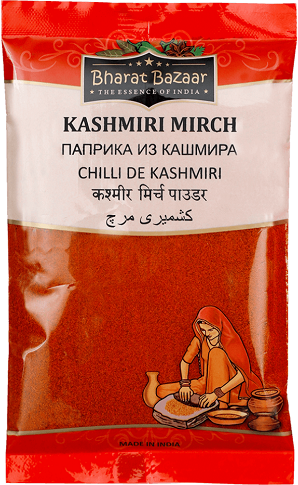 Паприка из Кашмира молотый Kashmiri Mirch Bharat Bazaar 100 гр.