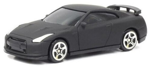 Легковой автомобиль RMZ City Nissan GTR (R35) (344013SM) 1:64, 7.3 см, матовый черный