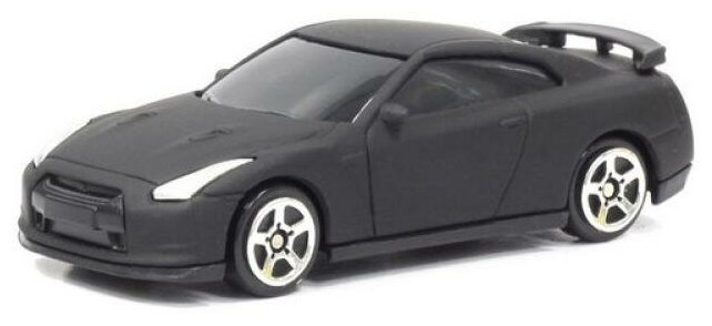 Машина RMZ City металлическая Nissan GTR (R35), черный матовый цвет (344013SM)