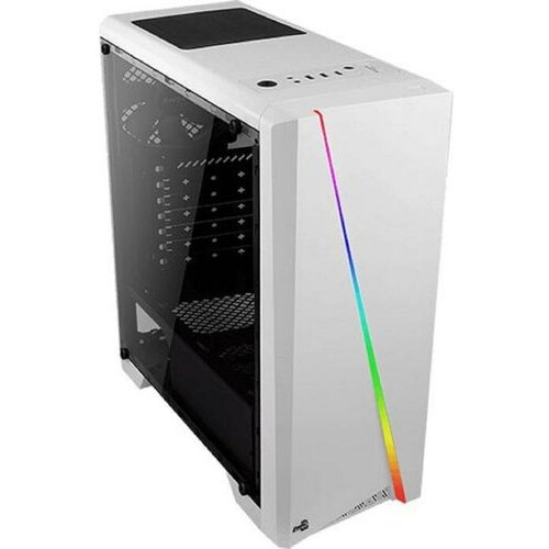 Корпус Aerocool Cylon, без БП, ATX, Midi-Tower, белый корпус atx aerocool cylon mini без бп чёрный