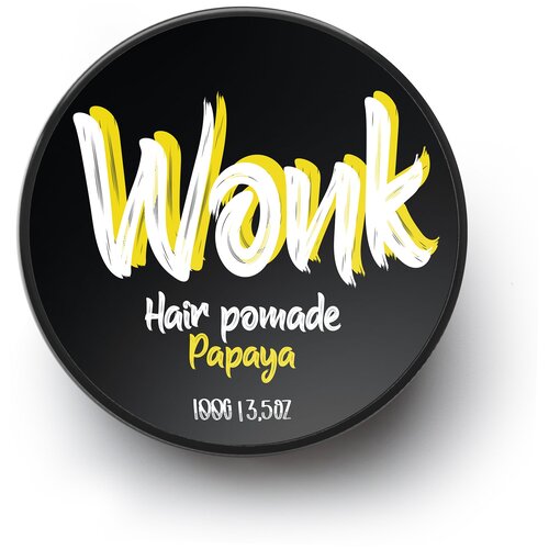 Помада для укладки WONK волос средней фиксации c ароматом Папайя, 100 мл помада для укладки волос barbertime помада для укладки волос blue