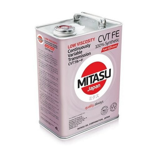 Масло вариатора MITASU CVT FLUID FE 100% Synthetic