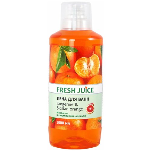 Пена для ванны Fresh Juice Tangerine & Sicilian Orange 1л