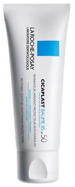 La Roche-Posay Cicaplast Baume B5 SPF50 Восстанавливающее успокаивающее средство для лица, предупреждающее появление пигментных пятен, 40 мл