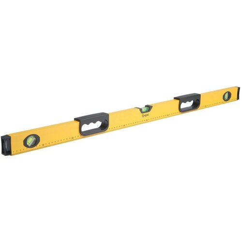 Уровень алюминиевый магнитный эргономичные ручки 3 глазка 1000 мм 2428₽