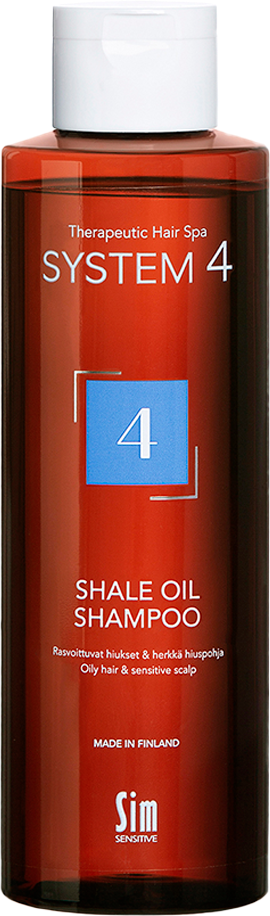 System 4 Shale Oil Shampoo Терапевтический шампунь №4 для очень жирной и чувствительной кожи головы 250 мл 1 шт