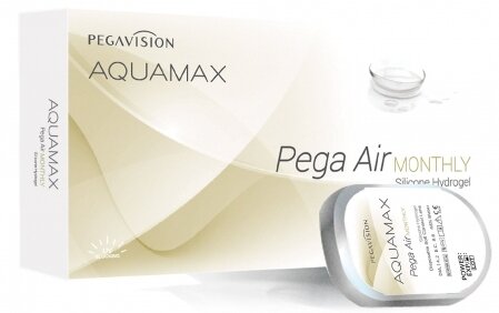 Контактные линзы Aquamax Pega Air 6 линз R 8.8 SPH-2.75 , ежемесячные