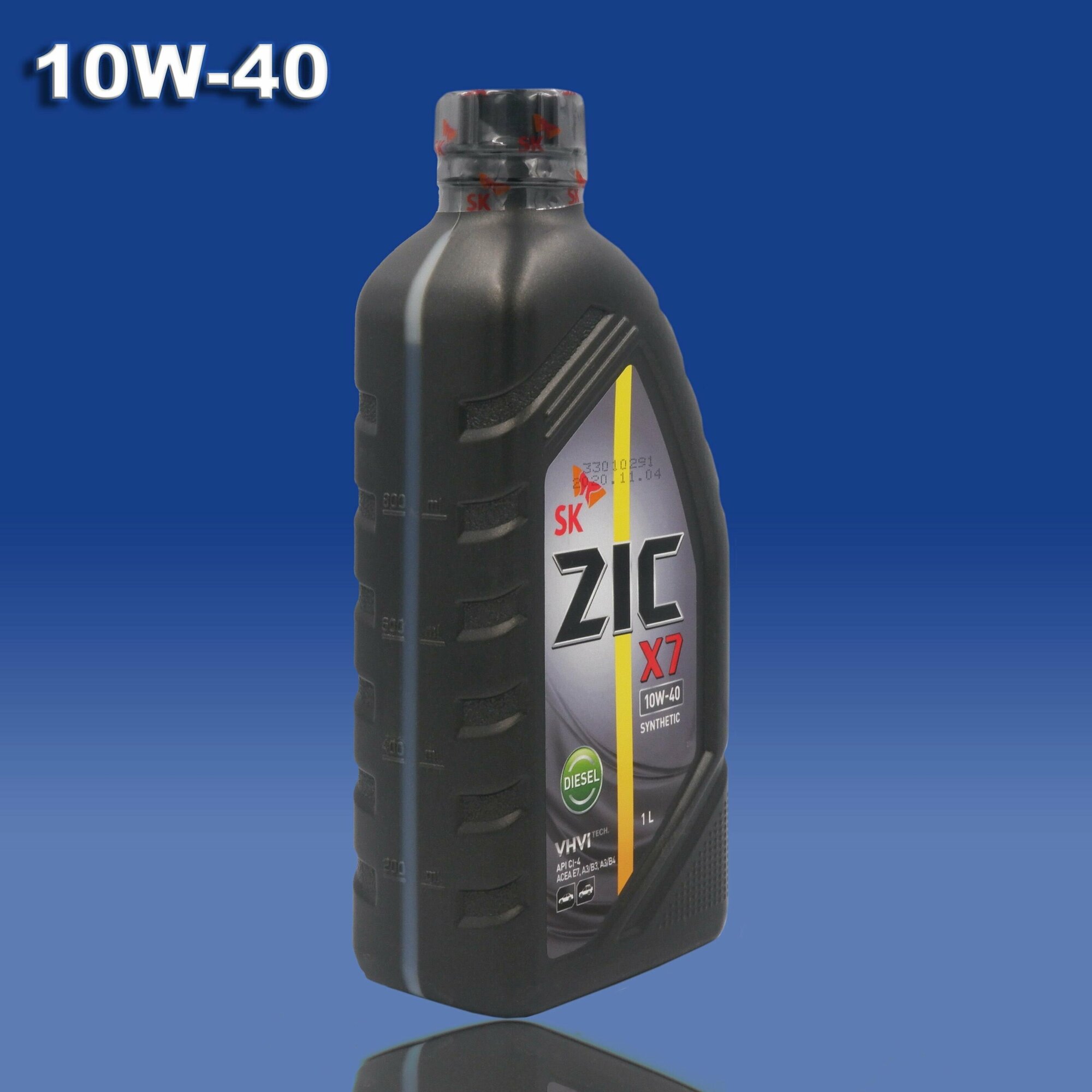 Моторное масло ZIC X7 DIESEL 10W-40 1л синтетическое - фото №3