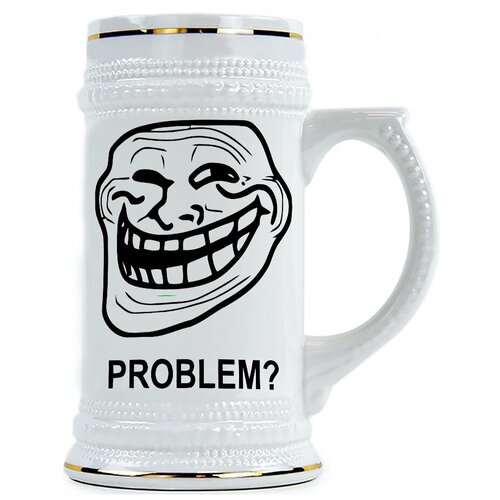 фото Пивная кружка плохого человека юлей , любое имя не назовут drabs