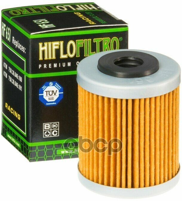 Фильтр Масляный Hiflofiltro Hf651 Hiflo filtro арт. HF651