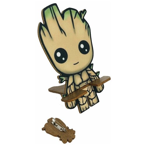 Подставка для телефона/Держатель Грут + Значок