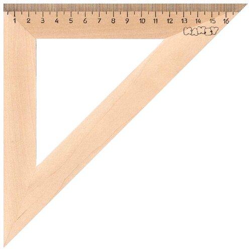 KANZY WTK-4518 Треугольник деревянный 18 см 45 градусов 51790099972