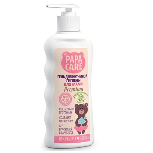 Гель Papa Care для интимной гигиены мам с молочной кислотой и пантенолом 250мл