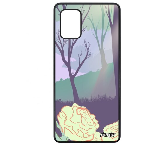 фото Чехол на мобильный samsung galaxy a71, "лесные розы" лес розы utaupia