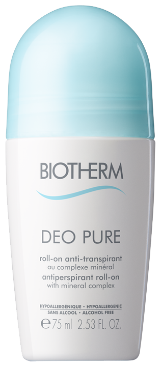 Biotherm Дезодорант-антиперспирант Pure, ролик, 75 мл, 75 г