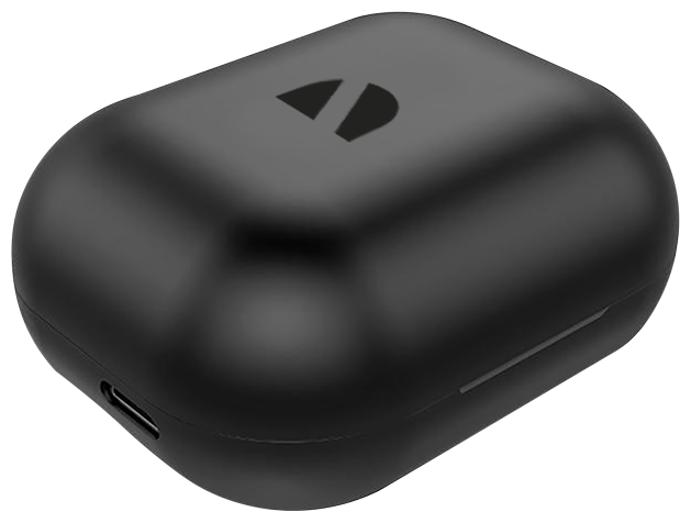 Наушники с микрофоном DEPPA Air Buds, Bluetooth/USB, вкладыши, черный [44168] - фото №2