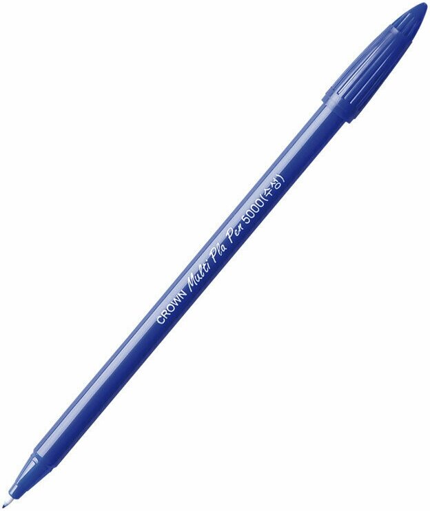 Ручка капиллярная Crown "MultiPla" синяя, 0,3мм, 12 штук, 210090