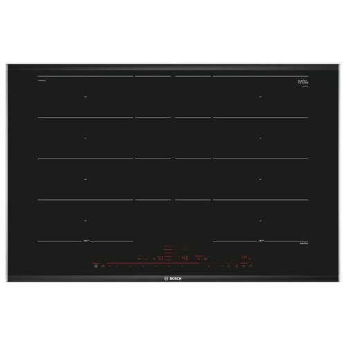 Индукционная варочная панель BOSCH PXY875DC1E, цвет панели черный.., цвет рамки черный варочная панель bosch pkn651fp2e