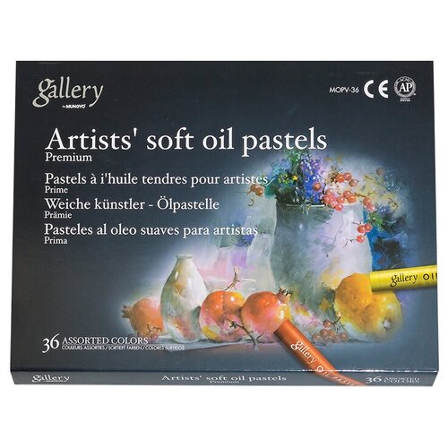 фото Пастель масляная mungyo gallery soft oil, мягкая профессиональная 36 цветов