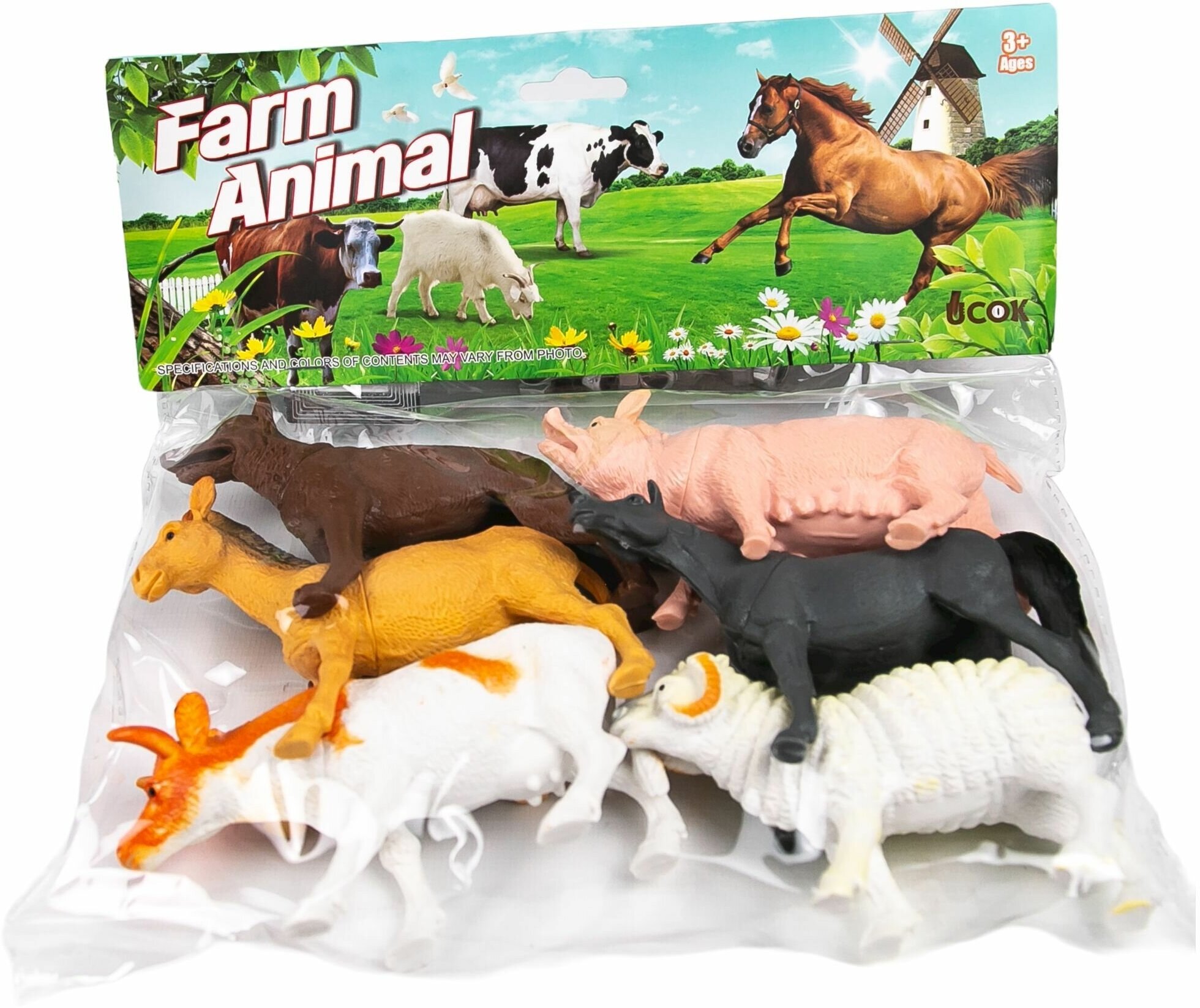 Набор фигурок Наша Игрушка домашних животных Farm animal - фото №16